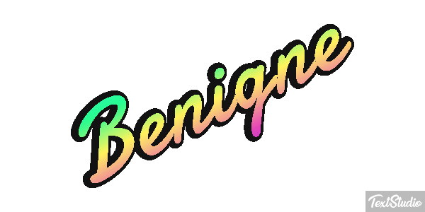 Bénigne テキスト効果