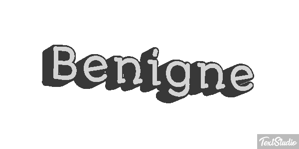 Bénigne テキスト効果