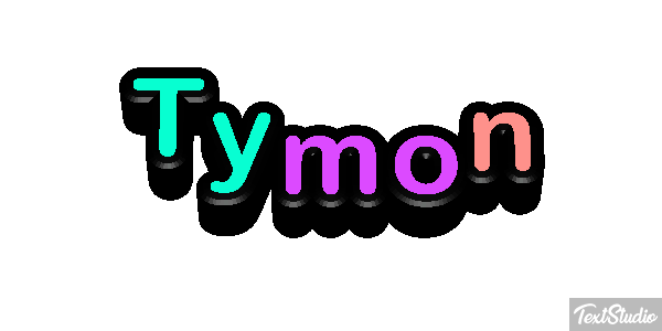 Tymon Efecto de texto