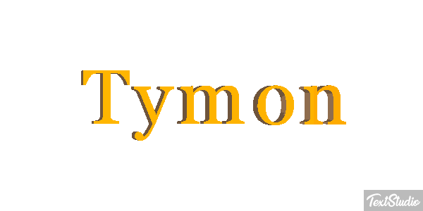 Tymon Efecto de texto