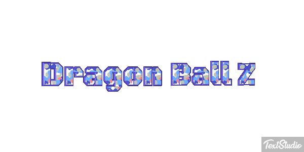 Dragon Ball Z Efeito do texto