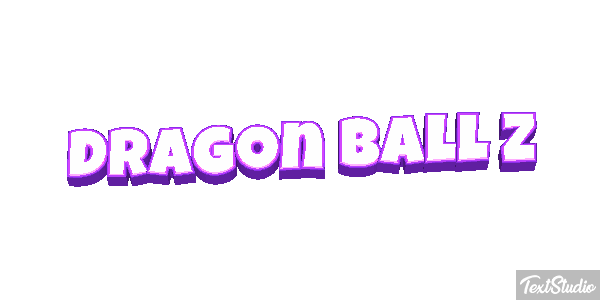 Dragon Ball Z Efeito do texto