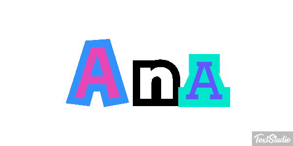 Ana Text effect
