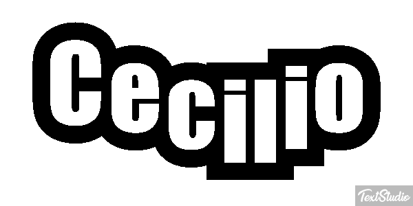 Cecilio Efecto de texto