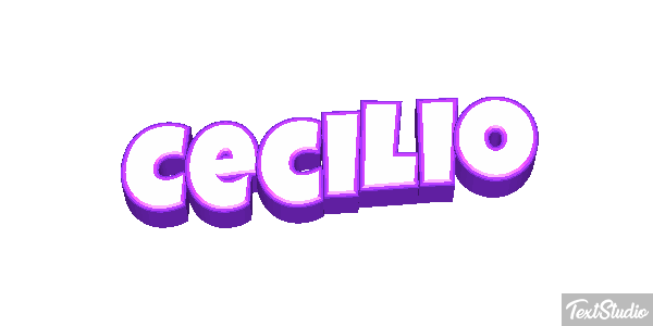 Cecilio Efecto de texto