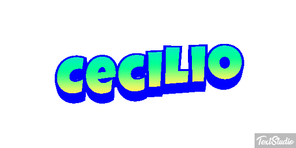 Cecilio Efecto de texto