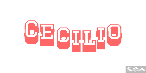Cecilio Efecto de texto
