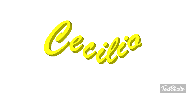 Cecilio Efecto de texto