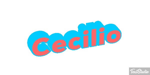 Cecilio Efecto de texto