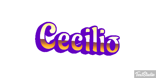 Cecilio Efecto de texto