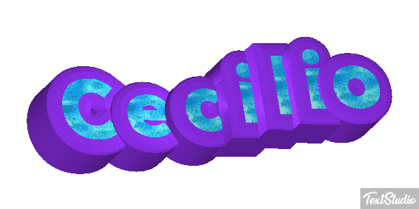 Cecilio Efecto de texto