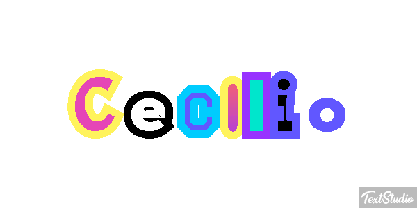 Cecilio Efecto de texto