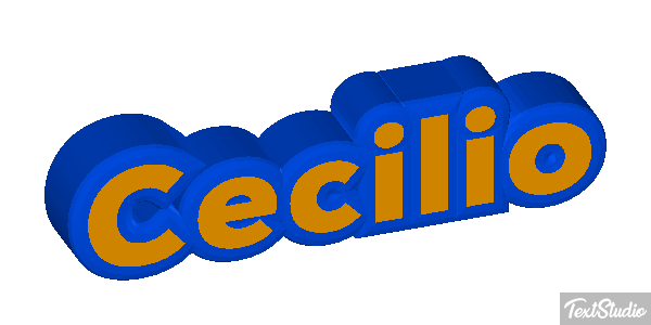 Cecilio Efecto de texto
