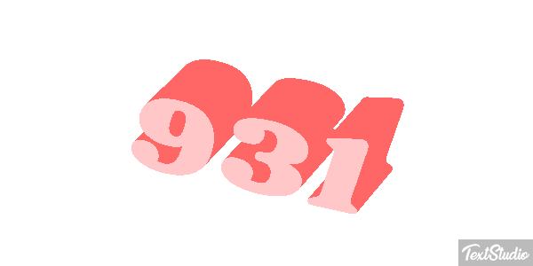 931 Texteffekt