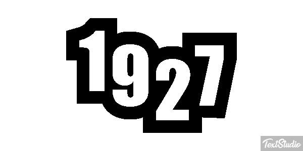 1927 Texteffekt