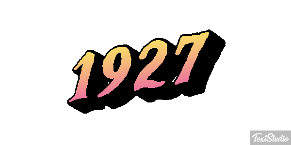 1927 Texteffekt