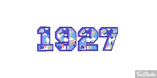 1927 Texteffekt