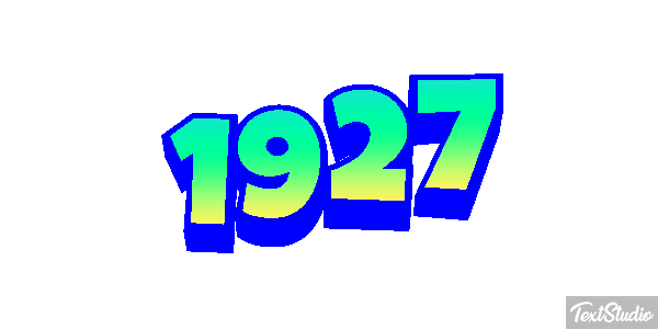 1927 Texteffekt