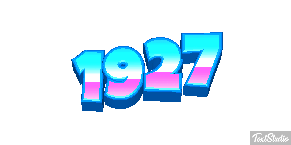 1927 Texteffekt