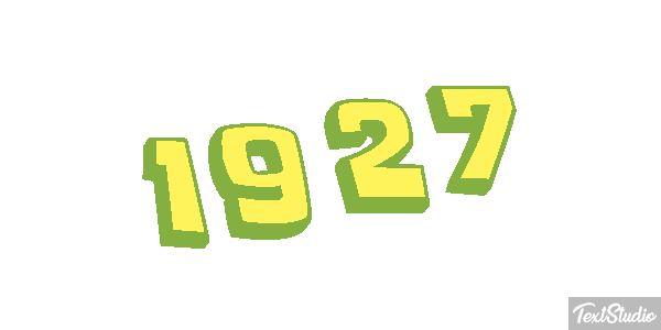 1927 Texteffekt