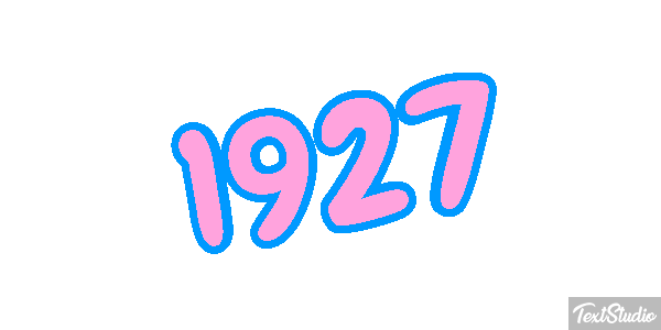 1927 Texteffekt
