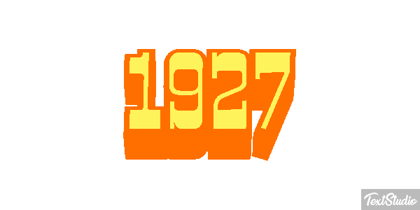 1927 Texteffekt