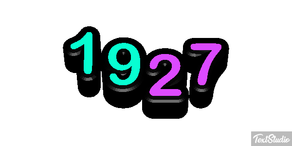 1927 Texteffekt