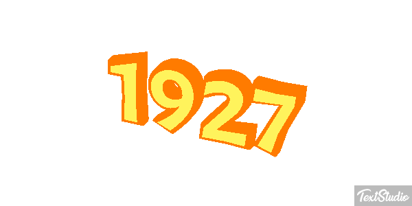 1927 Texteffekt