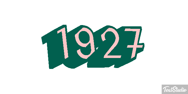 1927 Texteffekt