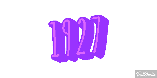 1927 Texteffekt