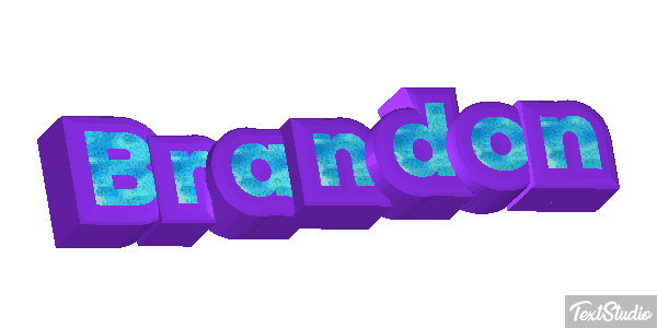 Brandon Text effect