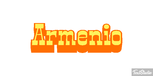 Arménio Efecto de texto