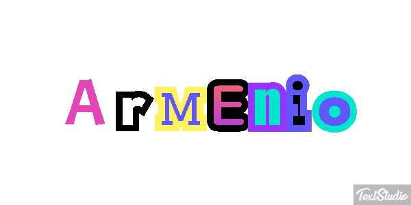 Arménio Efecto de texto