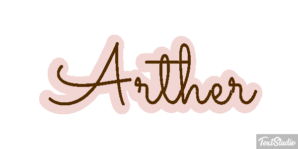 Arther Text effect