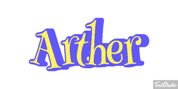 Arther Text effect