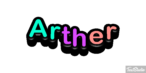 Arther Text effect