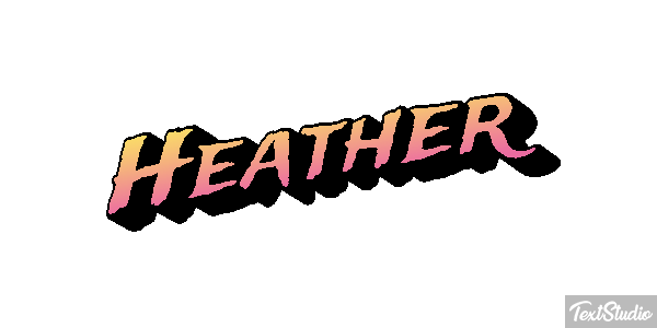 Heather Text effect