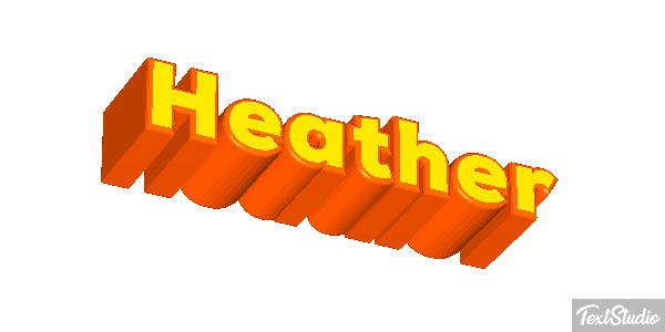 Heather Text effect