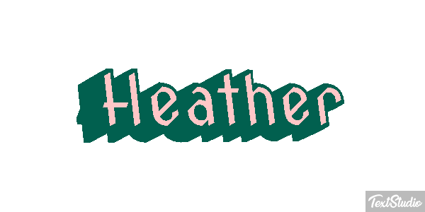 Heather Text effect
