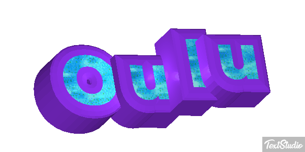 Oulu Текстовый эффект
