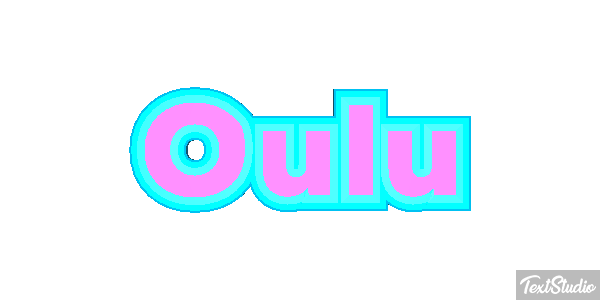 Oulu Текстовый эффект