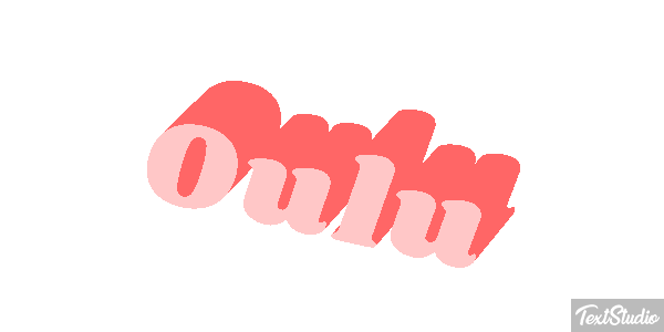 Oulu Текстовый эффект