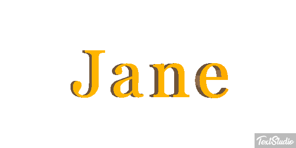 Jane Effetto testo
