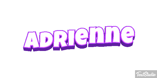 Adrienne Текстовый эффект