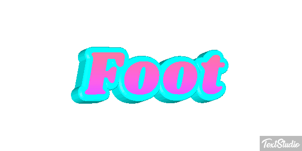 Foot Text effect