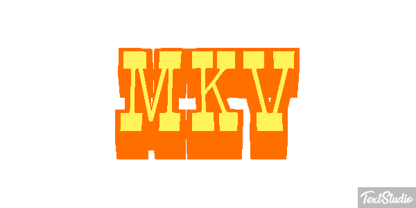 MKV Text effect