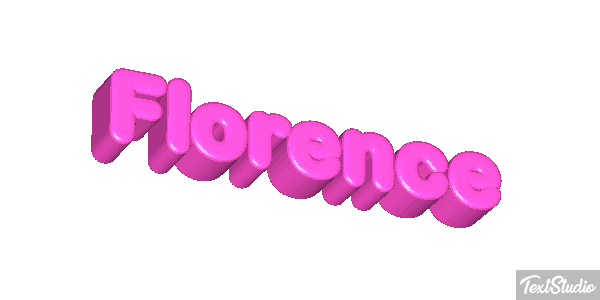 Florence Name Animated GIF Logo Designs