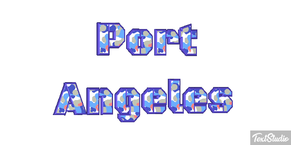 Port Angeles Effetto testo