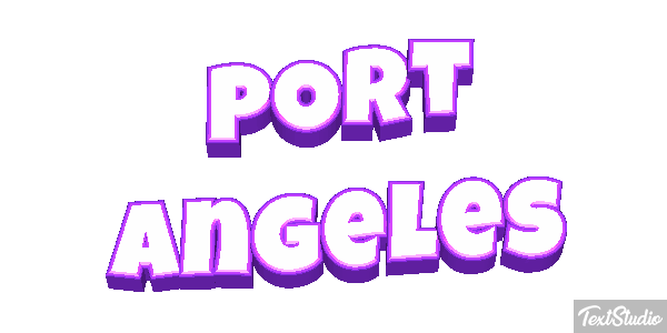 Port Angeles Effetto testo