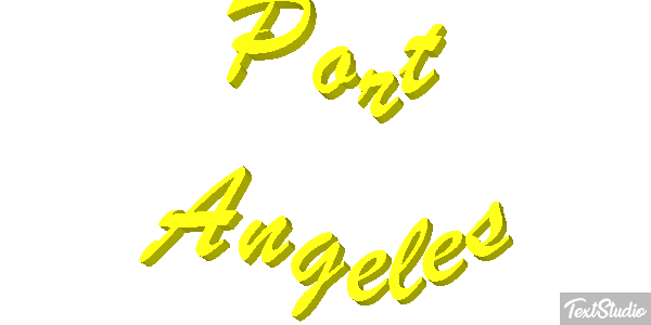 Port Angeles Effetto testo